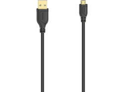 HAMA 200610 Micro-USB-Kabel "Flexi-Slim", USB 2.0, 480 Mbit/s, 0,75 m; Micro-USB Kabel