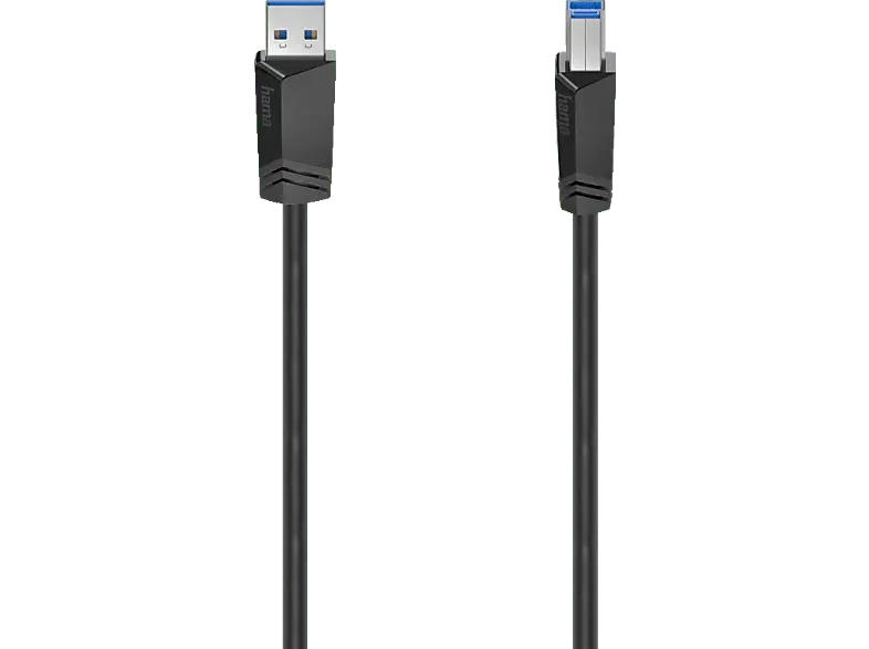 HAMA USB-Kabel, USB 3.0, 5 Gbit / s, 1,50 m