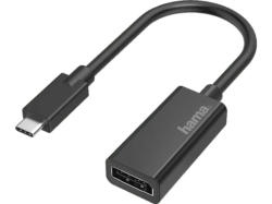 HAMA Video-Adapter, USB-C-Stecker - DisplayPort-Buchse, Ultra-HD 4K