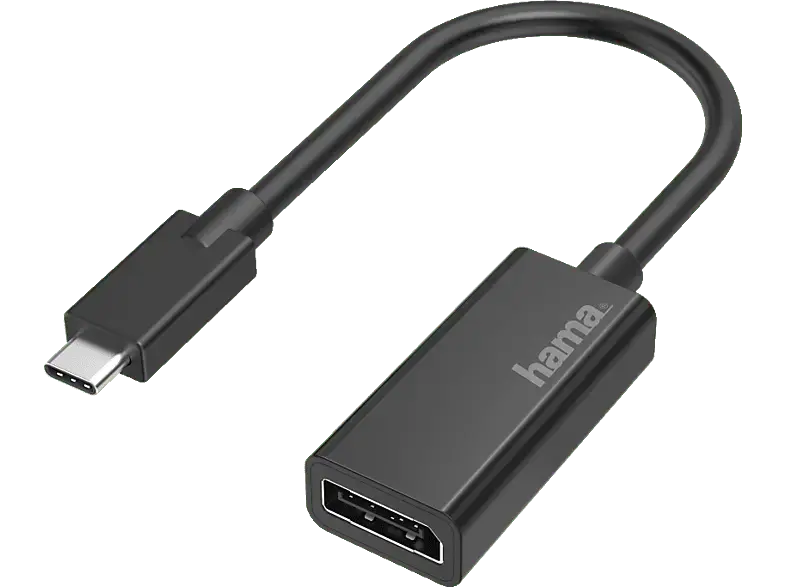 HAMA Video-Adapter, USB-C-Stecker - DisplayPort-Buchse, Ultra-HD 4K