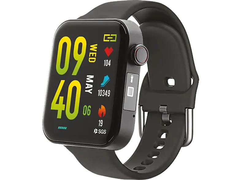 Media Shop M 37102 Kendow Life Tracker, Fitness-Uhr, Schwarz; Fitnessuhr