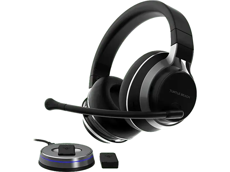 TURTLE beach Stealth™Pro Drahtloses Multiplattform-Gaming Headset mit Geräuschunterdrückung für PlayStation® (Schwarz); Gaming-Headset