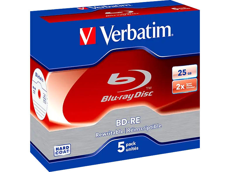VERBatIM 43615 BD-RE 25GB 5ER JC