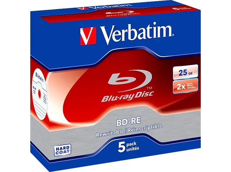 VERBatIM 43615 BD-RE 25GB 5ER JC