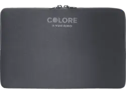 TUCANO Skin Case Colore für Tablet und MacBook 9 bis 10.5 Zoll, schwarz; Notebookhülle