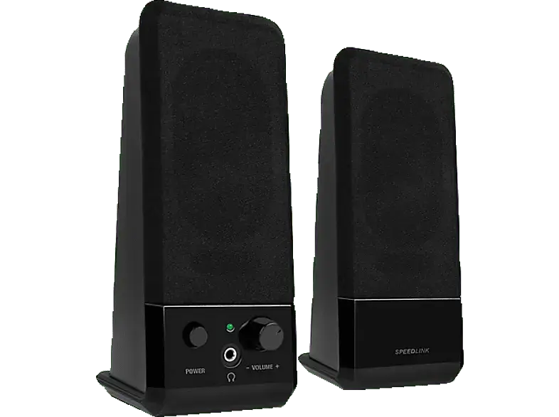 SPEEDLINK Event Stereo Lautsprecher, schwarz (SL-8004-BK); PC-Lautsprecher
