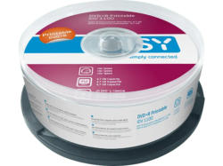 ISY DVD+R 25er Spindel Printable IDV-1100; Rohlinge