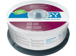 ISY DVD-R 25er Spindel Printable IDV-2100; Rohlinge