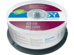 ISY DVD-R 25er Spindel Printable IDV-2100; Rohlinge