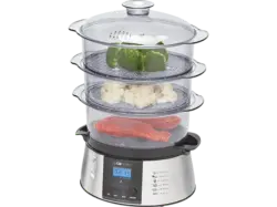 Clatronic DG 3547 Dampfgarer (800 Watt, Inox)