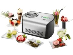 UnoLD Eismaschine One 48865 (, Edelstahl, Schwarz)