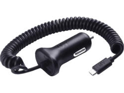 ISY KFZ-Ladegerät ICC 3000 1.2 A mit Spiralkabel