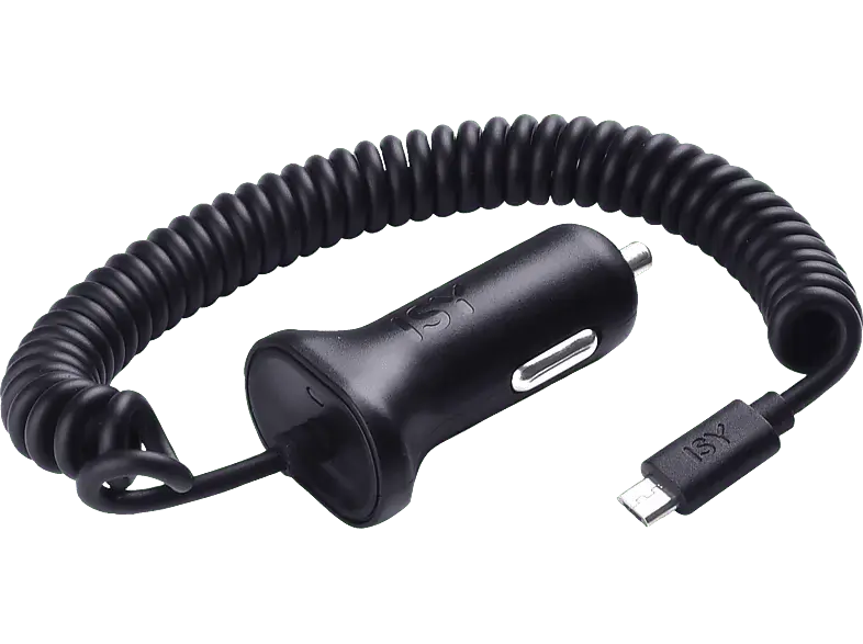 ISY KFZ-Ladegerät ICC 3000 1.2 A mit Spiralkabel