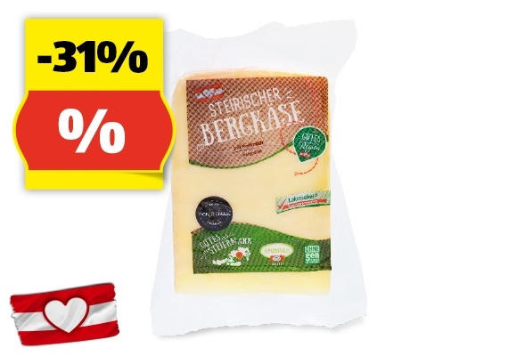 GUTES AUS DER REGION Steirischer Bergkäse, 300 g