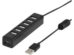 VIVANCO 36661 USB 2.0 - 7-fach Hub; USB Hub