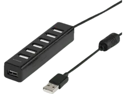 VIVANCO 36661 USB 2.0 - 7-fach Hub; USB Hub