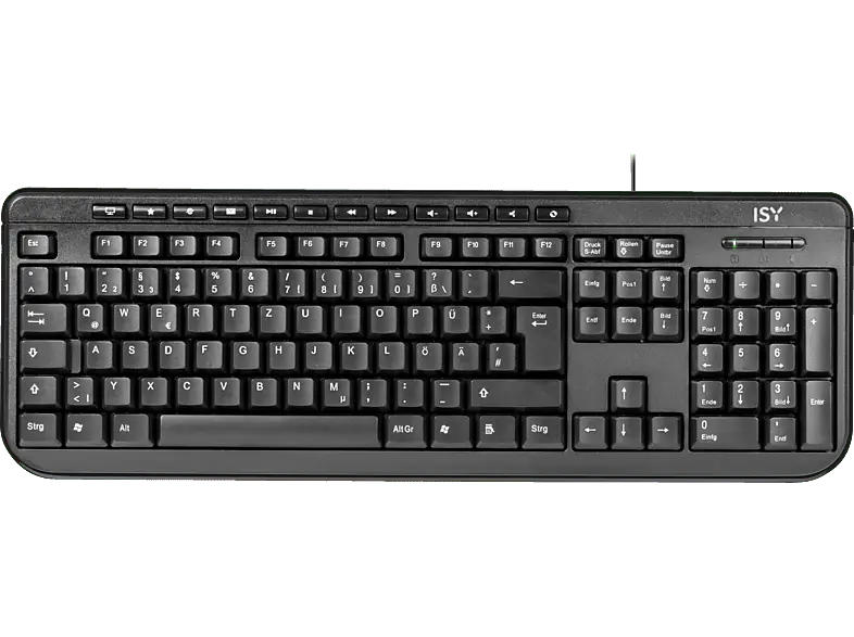 ISY Tastatur IKE-1000, USB, schwarz (501223)