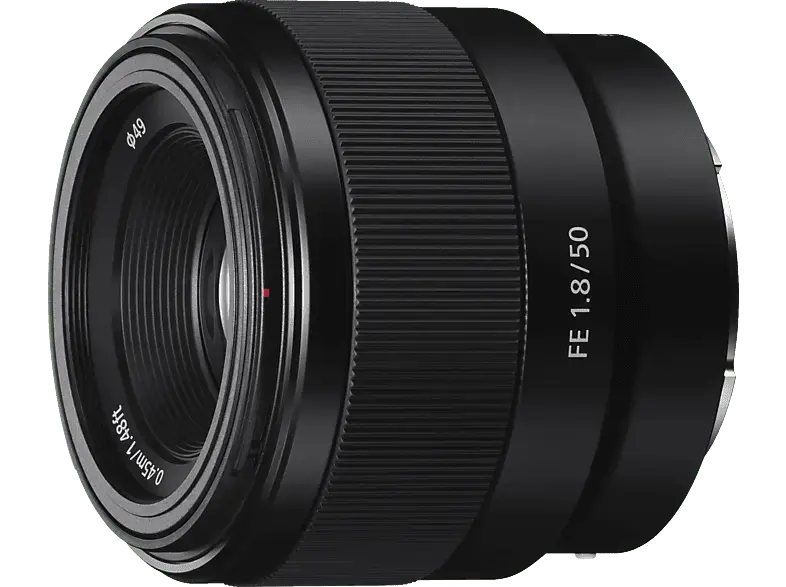 Sony Objektiv FE 50mm 1.8 (SEL-50F18F), schwarz