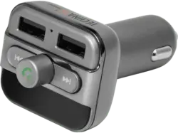 Technaxx FM-Transmitter mit Bluetooth Freisprecheinrichtung und Ladefunktion FMT900BT