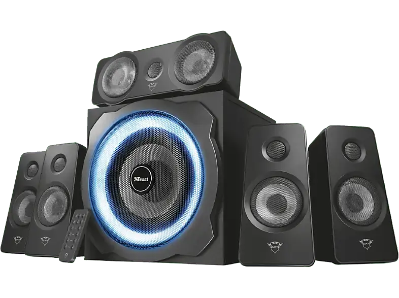 TRUST PC Lautsprecher GXT 658 Tytan 5.1 Surround System; Surround-Lautsprechersetsystem