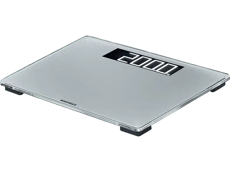 Soehnle 63864 PWD Style Sense Comfort 600 Personenwaage, Maximale Tragkraft: 200 kg