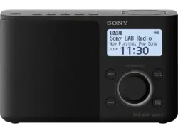 Sony DAB/DAB+ Radio XDR-S61D, schwarz, Digital Portable