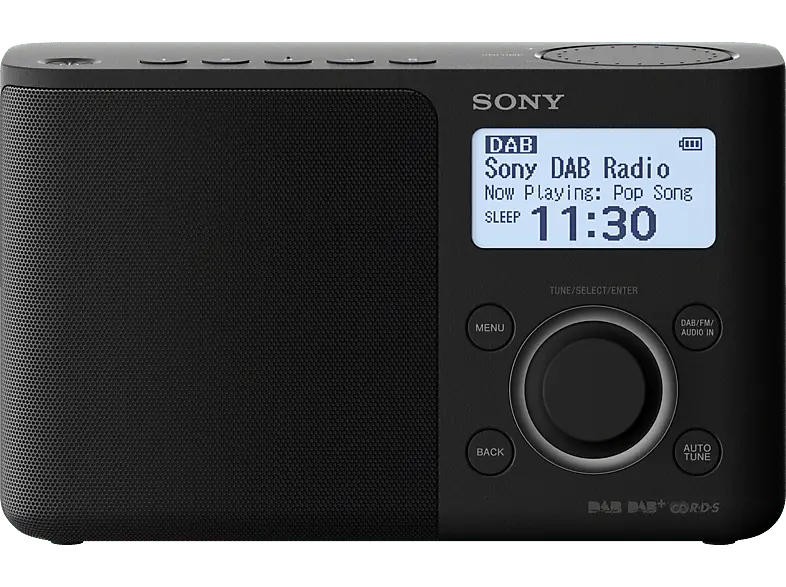 Sony DAB/DAB+ Radio XDR-S61D, schwarz, Digital Portable