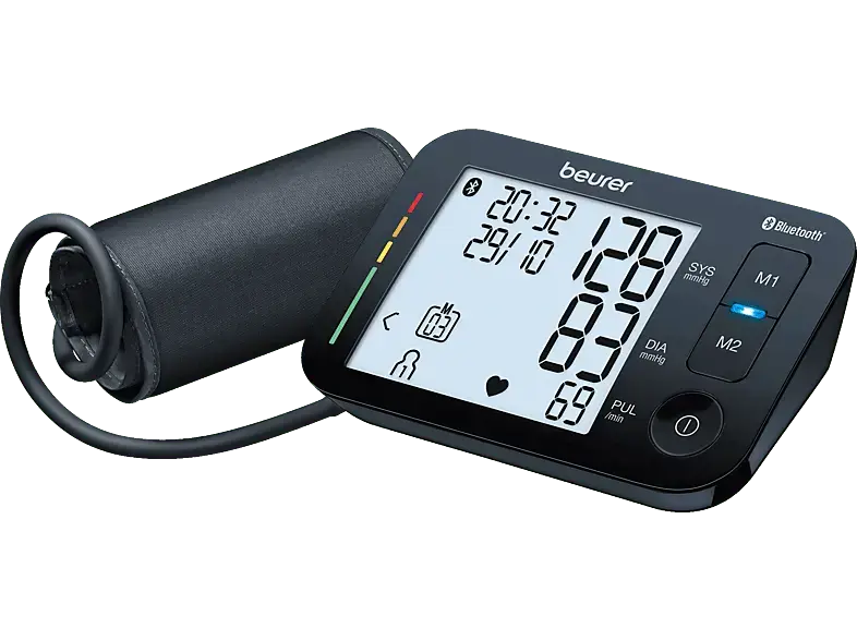 Beurer 655.12 BM 54 Blutdruckmessgerät (Batteriebetrieb, Messung am Oberarm, Manschettenumfang: 22 - 44 cm)