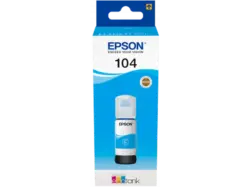 EPSON 104 EcoTank-Tintenflasche in Cyan