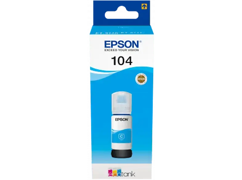 EPSON 104 EcoTank-Tintenflasche in Cyan