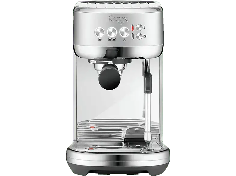 Sage SES500BSS4EEU1 the Bambino Plus Espresso-Maschine (Silber, 1600 Watt, 9 bar)