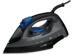 Clatronic DB 3703 Dampfbügeleisen (1800 Watt, Schwarz/Blau)