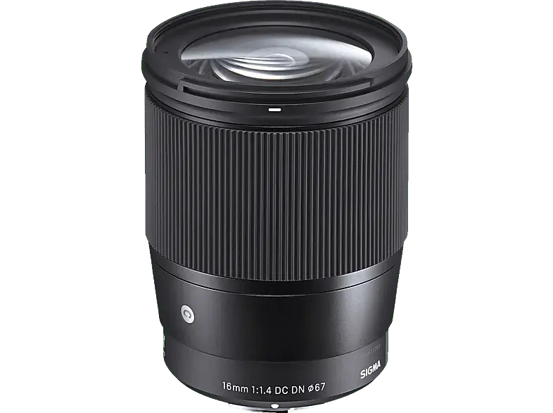 Sigma Objektiv Contemporary 16mm F1.4 DC DN für Canon EF-M, schwarz (402971)