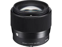 Sigma Objektiv Contemporary 56mm F1.4 DC DN für Canon EF-M, schwarz (351971)