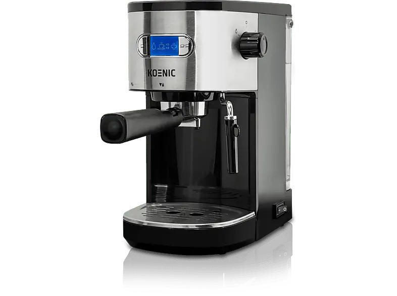 Koenic KEM 2320 M Espressomaschine (Edelstahl, 1450 Watt, 20 bar)