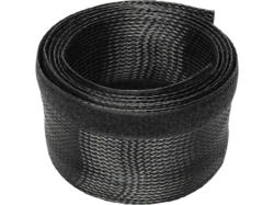digitUS Flexibler Kabelschlauch mit Klettverschluss 2,0m in schwarz; Flexibler Kabelschlauch----Flexibler Kabelschlauch