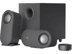 LOGITECH Z407 2.1 Lautsprecher 80W, Bluetooth, Fernbedienung, Grafit; PC-Lautsprecher