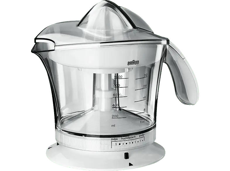 Braun MPZ 9 Multiquick 3 Zitruspresse 20 Watt, Weiß