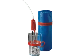 Rommelsbacher RTG351 Reisetauchsieder (Edelstahl/Rot, 0.25 l, 350 Watt)