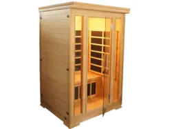 Sanotechnik Infrarotkabine Komfort 60624 für 2 Personen mit 7 Carbon - Magnesium Heizplatten 1850 Watt (1850 Watt)