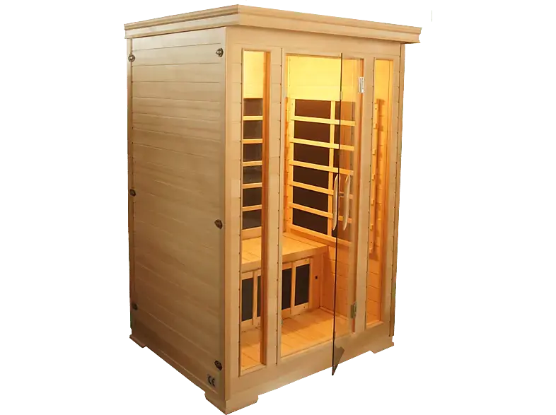 Sanotechnik Infrarotkabine Komfort 60624 für 2 Personen mit 7 Carbon - Magnesium Heizplatten 1850 Watt (1850 Watt)