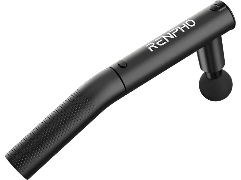 Renpho PEU-R-C004-BK Extend Massagegun, mit 4 Aufsätzen, Schwarz