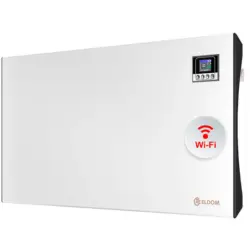 КОНВЕКТОР ELDOM GALANT RH01W20W-W WiF ОТОПЛЯЕМА ПЛОЩ ДО 22.00 m², БЯЛ, WI-FI