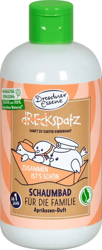 Dresdner Essenz Deckspatz Schaumbad mit Aprikosen-Duft