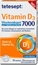 dm drogerie markt tetesept Vitamin D3 Wochendepot 7000 Tabletten