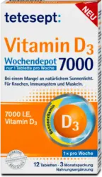 tetesept Vitamin D3 Wochendepot 7000 Tabletten