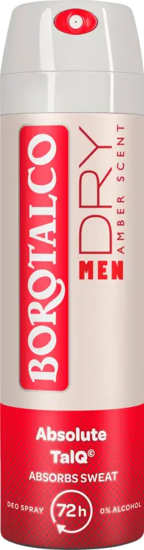 Borotalco MEN Anti-Transpirant Deo Spray Absolute Extra Dry Amber Scent