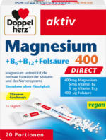 dm drogerie markt Doppelherz aktiv Magnesium 400 Direct Micro-Pellets