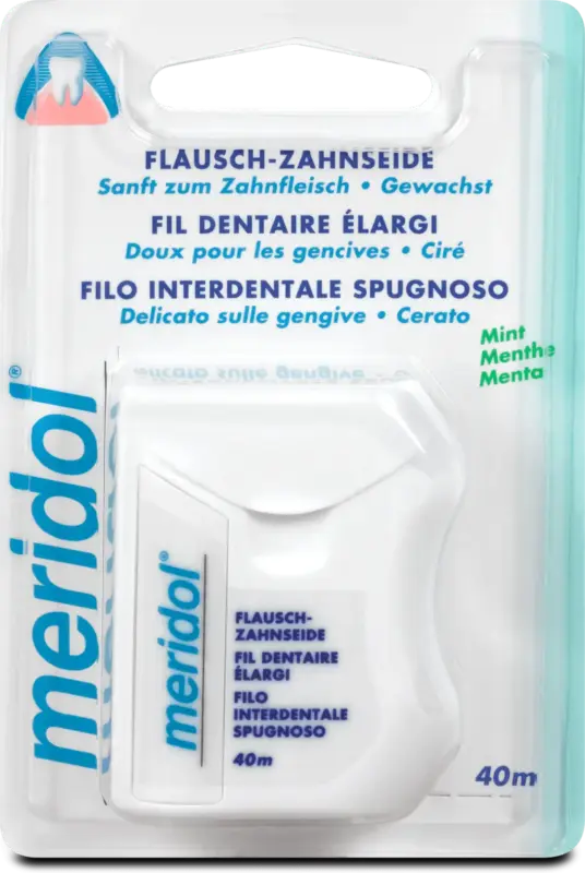 meridol Flausch-Zahnseide gewachst