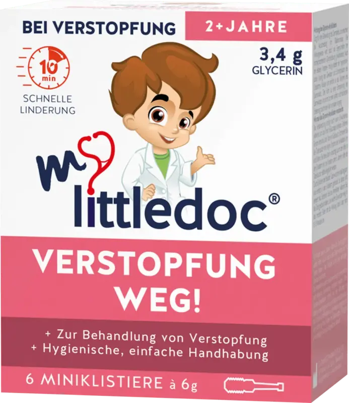 my littledoc Verstopfung weg! Miniklistiere